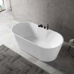 Qualität Großhandel Einzigartiges Design Ovale freistehende Acrylbadewanne TW-6621