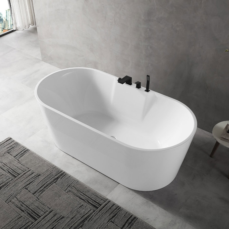 Quality Wholesale Unique Design Oval Freestanding Acrylic Bathtub TW-6621