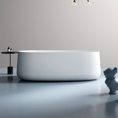 Hochwertige, ovale, freistehende Acrylbadewanne im Großhandel mit einzigartigem Design TW-7698