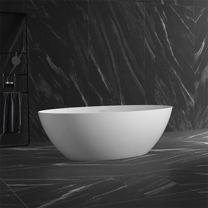 Beliebte Großhandel Designer moderne ovale freistehende Acrylbadewanne TW-7612