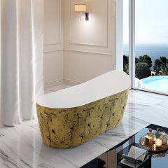 Hot Style Wholesale Luxury Oval Freestanding Acrylic Bathtub TW-7629G