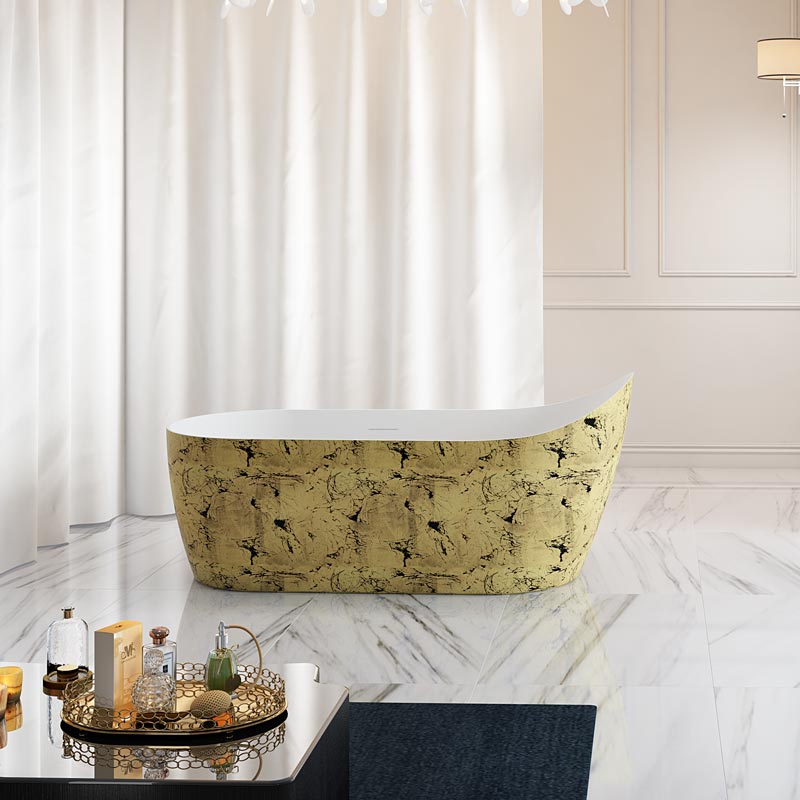 Hot Style Wholesale Luxury Oval Freestanding Acrylic Bathtub TW-7629G