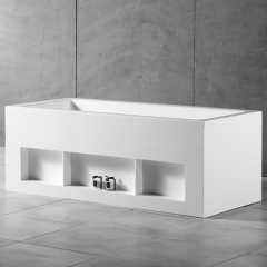 Popular Wholesale Designer Rectangle Freestanding Acrylic Bathtub TW-6695B