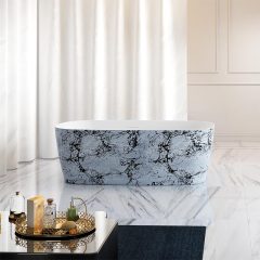 China Großhandel Fabrik Neues Design freistehende Acrylbadewanne TW-7606S