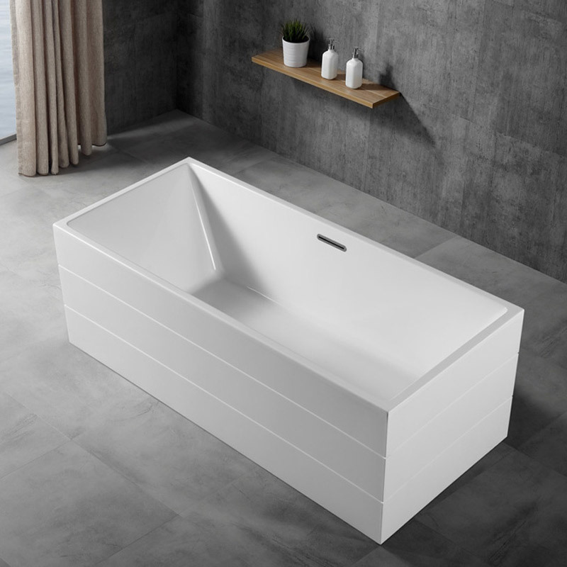 Wholesale Fashion Rectangle Freestanding Acrylic Bathtub XA-6659