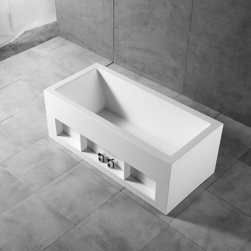 Popular Wholesale Designer Rectangle Freestanding Acrylic Bathtub TW-6695B