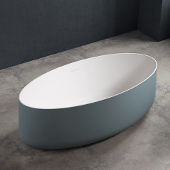 Großhandelspreis Design Ovale neue freistehende Acrylbadewanne TW-7693