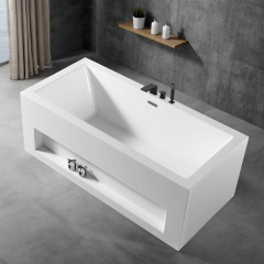 Hot Style Wholesale Rectangle Freestanding Acrylic Bathtub TW-6695A