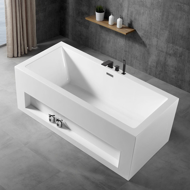 Hot Style Großhandel Rechteck freistehende Acrylbadewanne TW-6695A