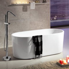 Hersteller Ovale freistehende Acrylbadewanne XA-115