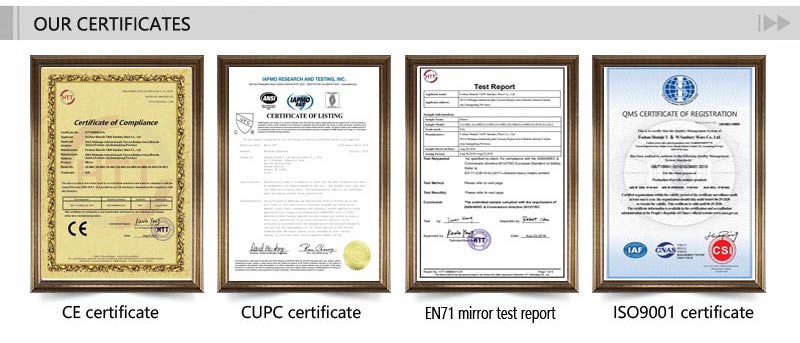 T&W Sanitary Ware Co., Ltd certificate