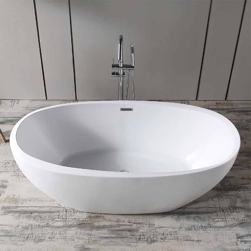Oval Freestanding Acrylic Bathtub TW-6617