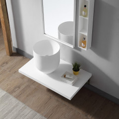 Hot Style Wholesale Round Above Counter Top Wash Basin XA-A91