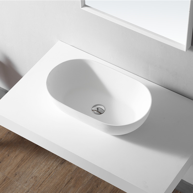 Factory Wholesale Oval Above Counter Top Wash Basin XA-A78