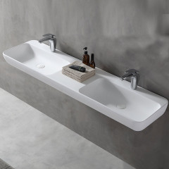 Wholesale High End Quality Wall Hung Solid Surface Wash Basin TW-G205