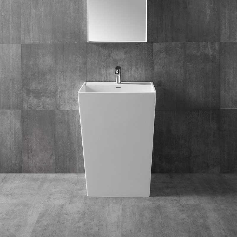 Factory Supply Quality Assurance Freestanding Artificial Stone Wash Hand Basin XA-Z06