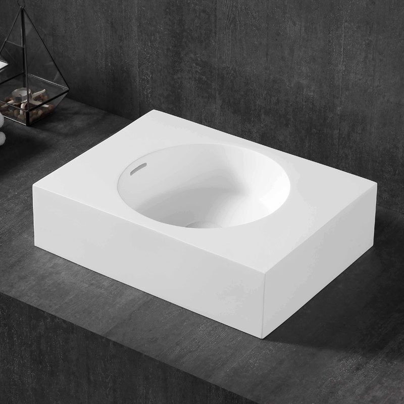 Popular Wholesale Designer Counter Top Sink & Wall Hung Single Wash Basin XA-G22