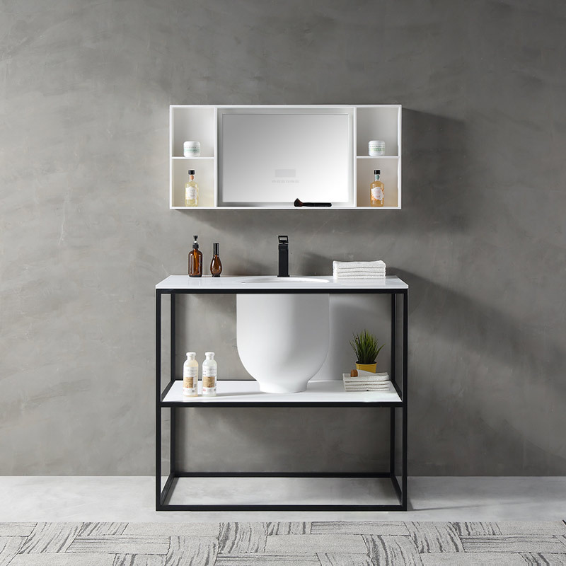 Supplier Console Sink With Shelf Floor Bathroom Cabinet TW-2091