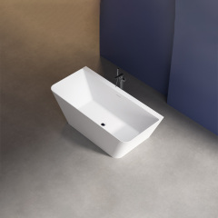 Wholesale Price Back To Wall Rectangle Freestanding Acrylic Bathtub TW-7781