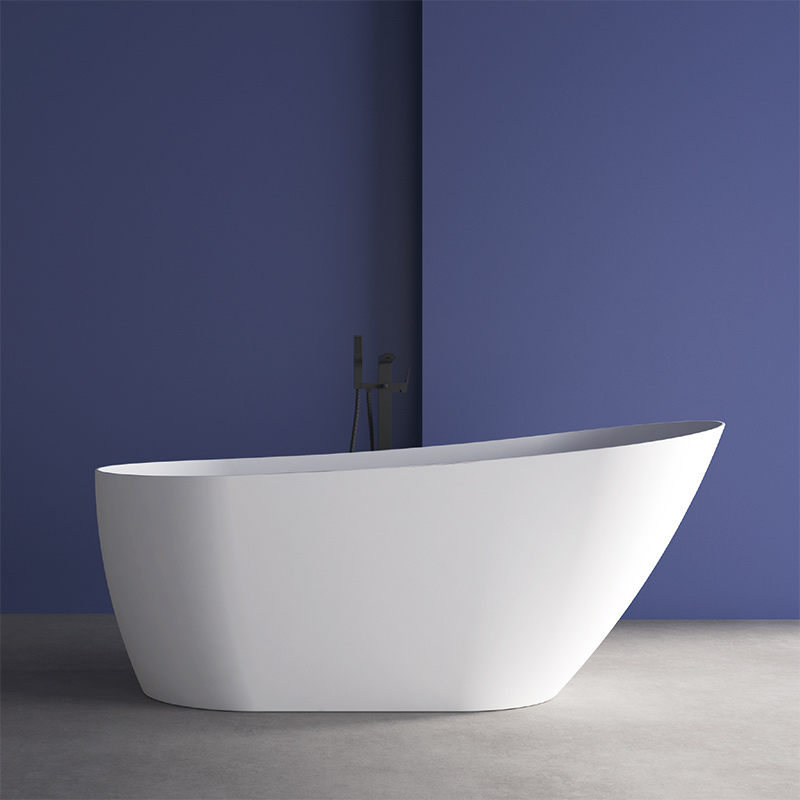 Beliebte Großhandel Designer Oval freistehende Acrylbadewanne TW-7728