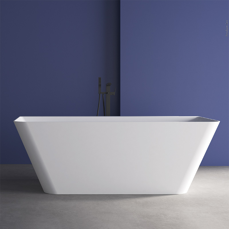 Wholesale Price Back To Wall Rectangle Freestanding Acrylic Bathtub TW-7781