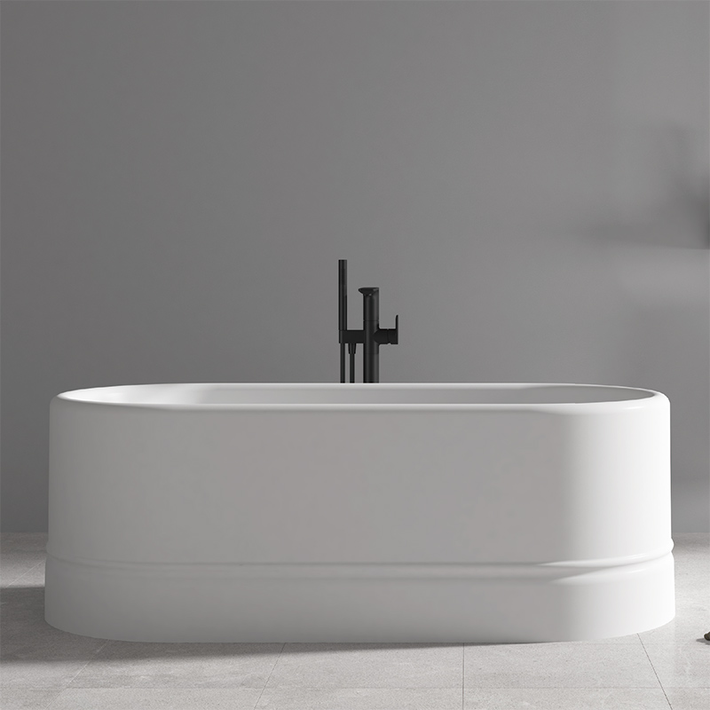 Fabrikversorgung Qualitätssicherung Ovale freistehende Acrylbadewanne TW-7780