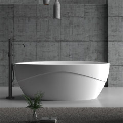 Qualität Großhandel Einzigartiges Design Ovale freistehende Acrylbadewanne TW-6609