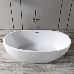 Großhandel Mode ovale freistehende Acrylbadewanne TW-6617