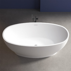 Factory Supply Quality Assurance Colorful Oval Pedestal Acrylic Bathtub TW-6686