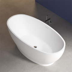 Factory Supply Quality Assurance Colorful Oval Pedestal Acrylic Bathtub TW-6686