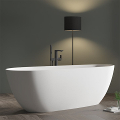 Exporter Oval Freestanding Artificial Stone Bathtub XA-8877