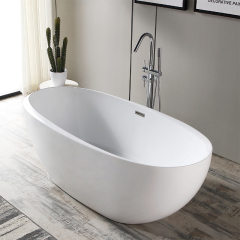 Großhandel Mode ovale freistehende Acrylbadewanne TW-6617