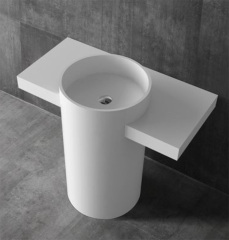 Wholesale High End Quality Freestanding Pedestal Bathroom Wash Basin Sink XA-Z81