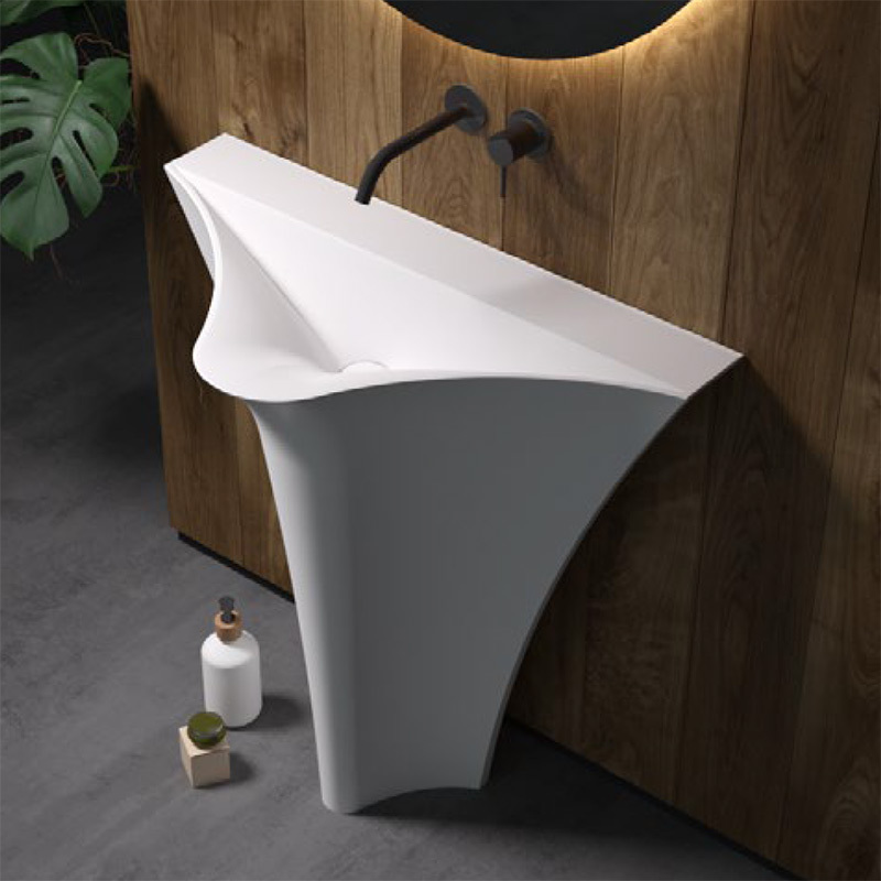 Factory Wholesale Freestanding Pedestal Bathroom Wash Basin Sink TW-Z320
