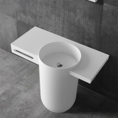 Wholesale Fashion Freestanding Pedestal Bathroom Wash Basin Sink XA-Z82