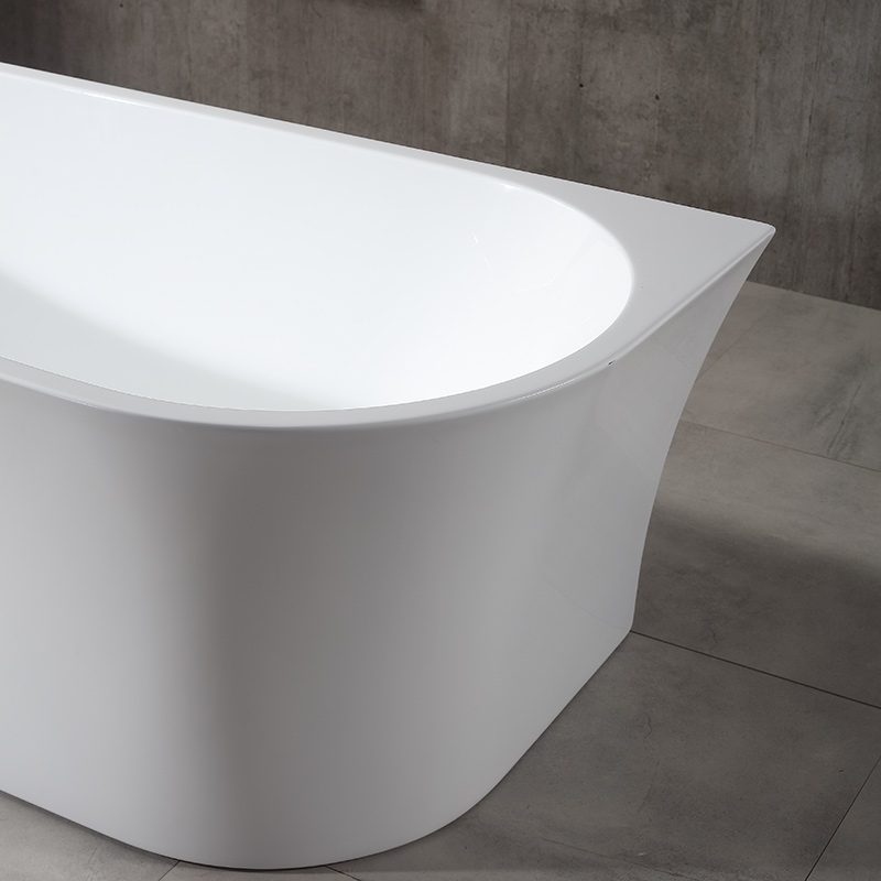 Factory Wholesale Corner Freestanding Acrylic Corner Bathtub XA-190