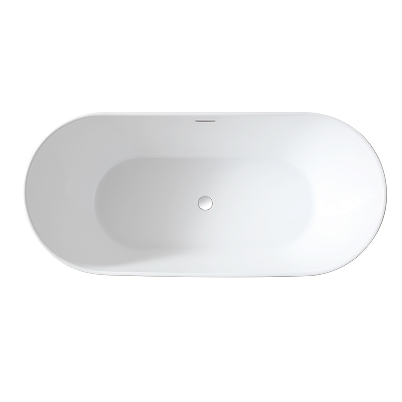Wholesale Price High-End Oval Freestanding Acrylic Bathtub TW-6612