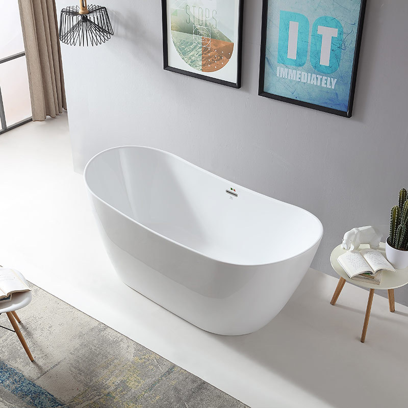 Wholesale Price High-End Oval Freestanding Acrylic Bathtub TW-6612