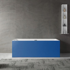 Hot Style Wholesale Colorful Rectangle Freestanding Acrylic Bathtub XA-185