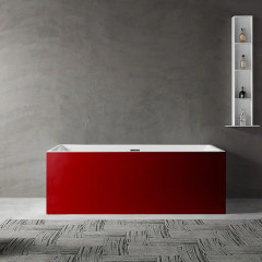 Hot Style Wholesale Colorful Rectangle Freestanding Acrylic Bathtub XA-185
