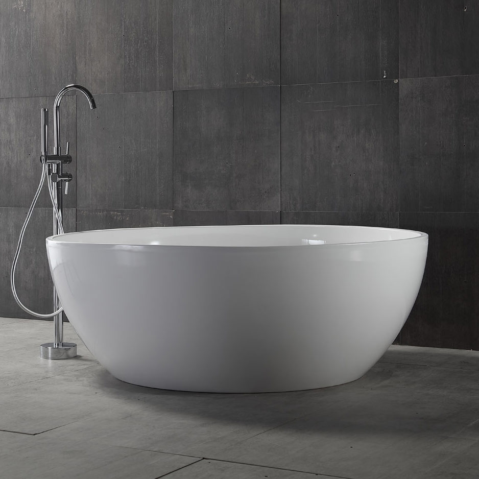 Factory Supply Quality Assurance Round Freestanding Acrylic Bathtub XA-159