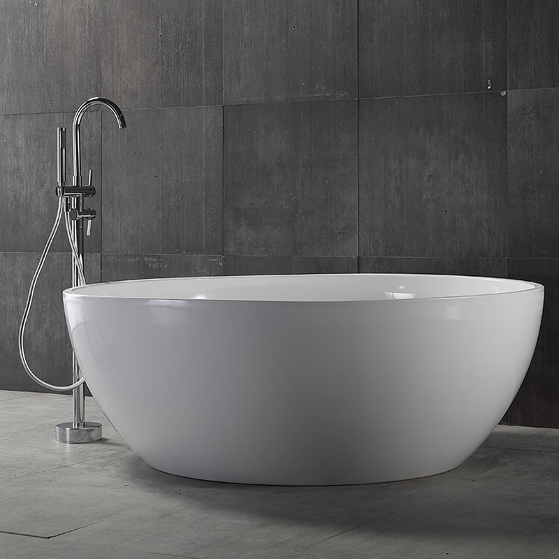 Hot Style Wholesale Colorful Round Freestanding Acrylic Bathtub XA-139