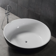 Factory Supply Quality Assurance Round Freestanding Acrylic Bathtub XA-159