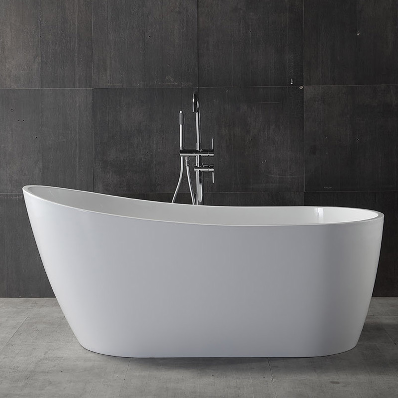 China Wholesale Factory Ovale freistehende Acrylbadewanne XA-128