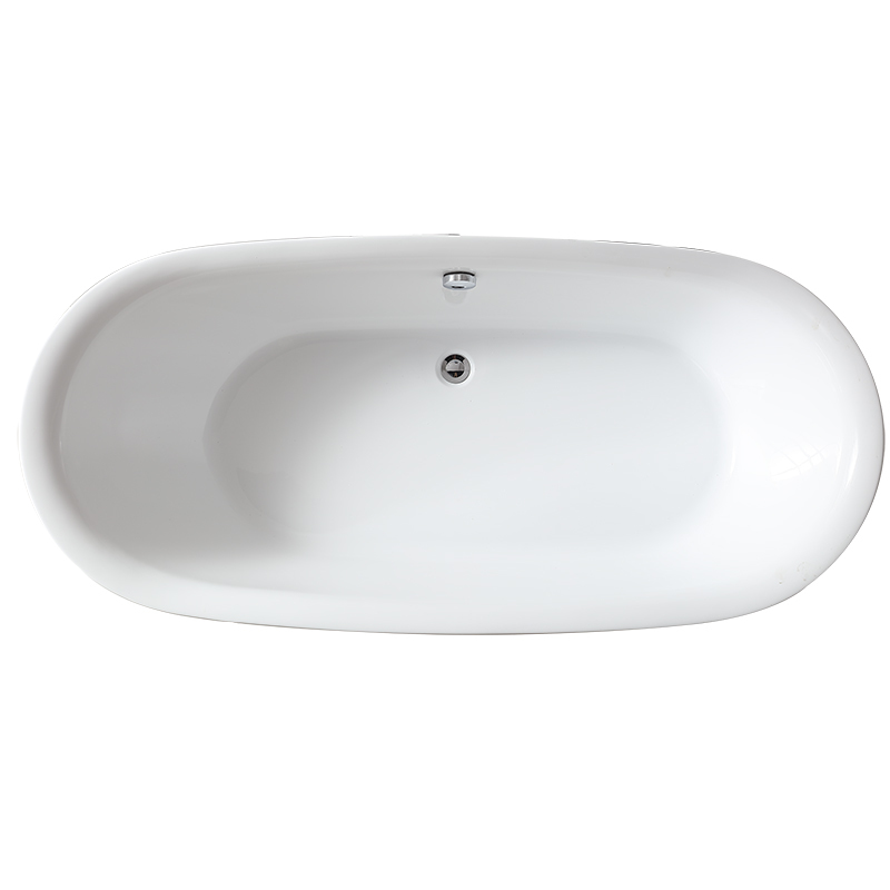 China Wholesale Factory Oval Freestanding Acrylic Bathtub XA-116