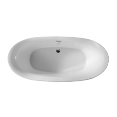 Fabrikversorgung Qualitätssicherung Ovale freistehende Acrylbadewanne XA-136