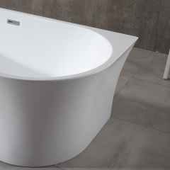 Factory Supply Quality Assurance Back To Wall Freestanding Acrylic Bathtub TW-6625