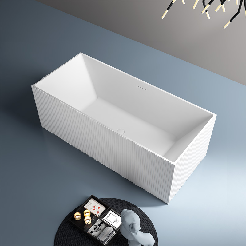 Rectangle White Best Freestanding Acrylic Bathtubs  TW-7685