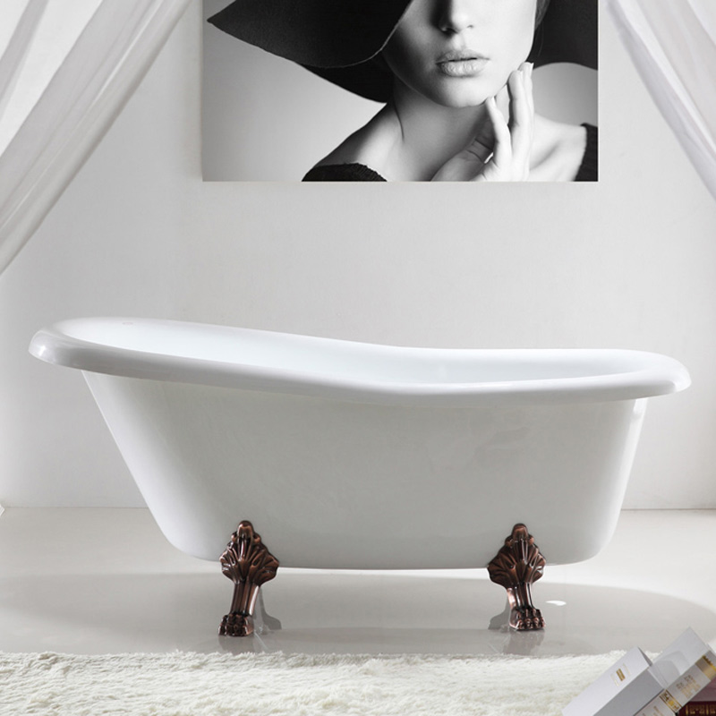 Oval Freestanding Acrylic Clawfoot Bathtubs  XA-506