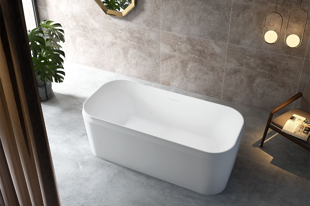 How to do anti-slip work when you use a freestanding bathtub?